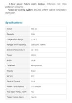 Pharmaceutical Refrigerator PHR-15-3