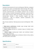 Pharmaceutical And Vaccine Refrigerator PHR-06-2