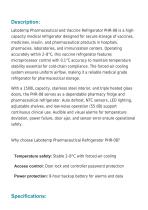 Pharmaceutical And Vaccine Refrigerator PHR-08-2