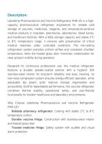 Pharmaceutical And Vaccine Refrigerator PHR-16-2