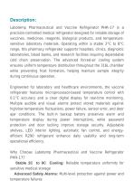 Pharmaceutical And Vaccine Refrigerator PHR-17-2
