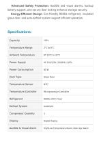 Pharmaceutical And Vaccine Refrigerator PHR-21-3