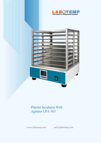 Platelet Incubator With Agitator LPA-103