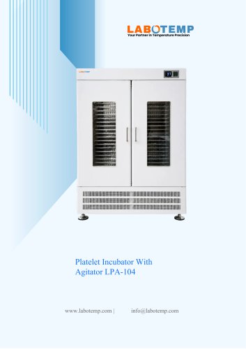 Platelet Incubator With Agitator LPA-104