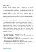 Portable Autoclave PTA-01-2