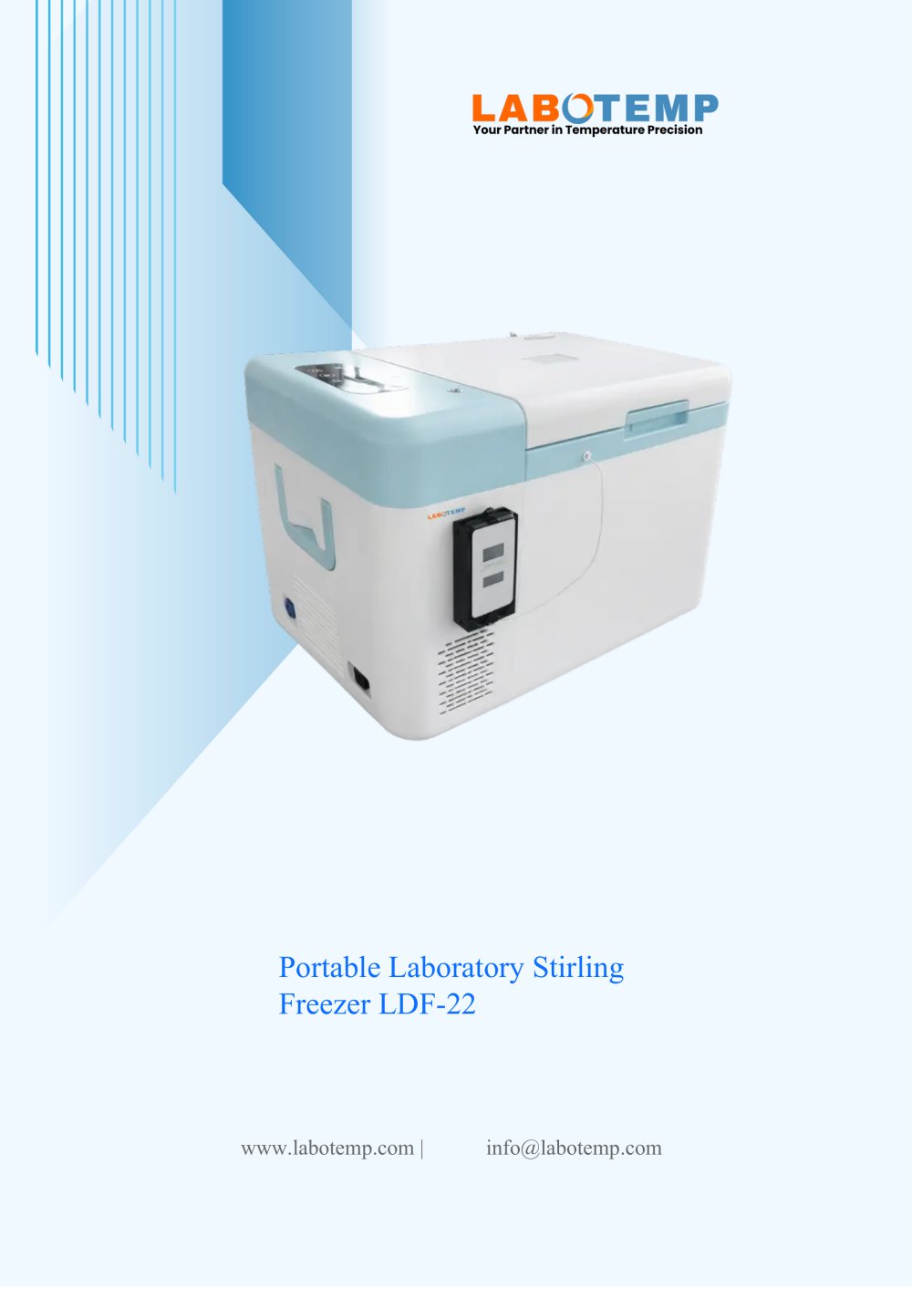 Portable Laboratory Stirling Freezer LDF-22 - Labotemp Systems