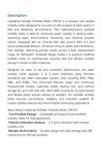 Portable Turbidity Meter LTM-02-2