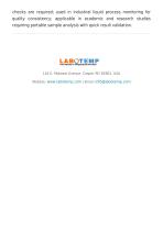 Portable Turbidity Meter LTM-02-5