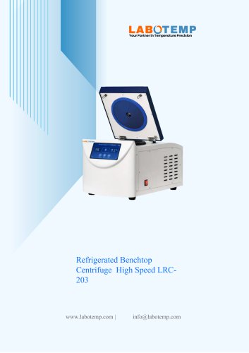 Refrigerated Benchtop Centrifuge – High Speed LRC-203