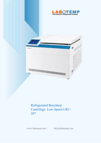 Refrigerated Benchtop Centrifuge – Low Speed LRC-207