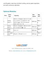Refrigerated Benchtop Centrifuge – Low Speed LRC-207-5