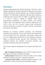 Refrigerated Floor Standing Centrifuge- High Speed LRC-101-2