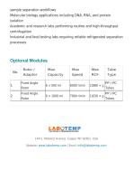 Refrigerated Floor Standing Centrifuge- High Speed LRC-101-5