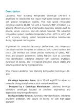 Refrigerated Floor Standing Centrifuge- High Speed LRC-103-2