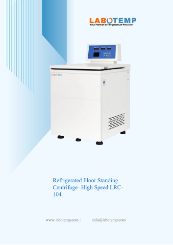 Refrigerated Floor Standing Centrifuge- High Speed LRC-104