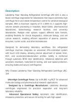 Refrigerated Floor Standing Centrifuge- High Speed LRC-104-2
