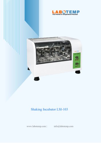 Shaking Incubator LSI-103