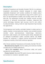 Temperature & Humidity Chamber THC-01-2
