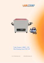 Tube Furnace 1400°C | 350 Mm Heating Zone FMT-09-1