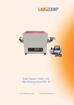 Tube Furnace 1700°C | 350 Mm Heating Zone FMT-16-1