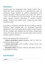 Ultra Low Temperature (ULT) Freezer -105°C ULF-23-2