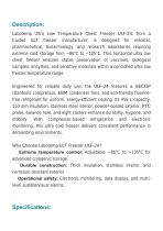 Ultra Low Temperature (ULT) Freezer -105°C ULF-24-2