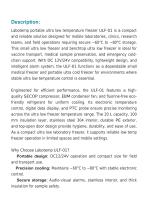 Ultra Low Temperature (ULT) Freezer -80°C ULF-01-2