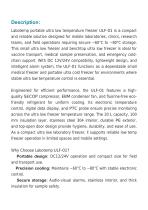 Ultra Low Temperature (ULT) Freezer -80°C ULF-01-2