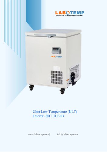 Ultra Low Temperature (ULT) Freezer -80°C ULF-03