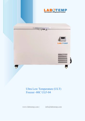 Ultra Low Temperature (ULT) Freezer -80°C ULF-04