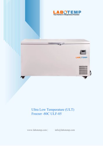 Ultra Low Temperature (ULT) Freezer -80°C ULF-05