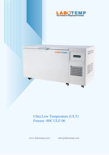Ultra Low Temperature (ULT) Freezer -80°C ULF-06