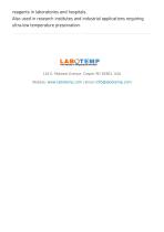 Ultra Low Temperature (ULT) Freezer -80°C ULF-06-5