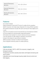 Ultra Low Temperature (ULT) Freezer -86°C ULF-01A-4