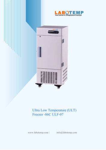Ultra Low Temperature (ULT) Freezer -86°C ULF-07