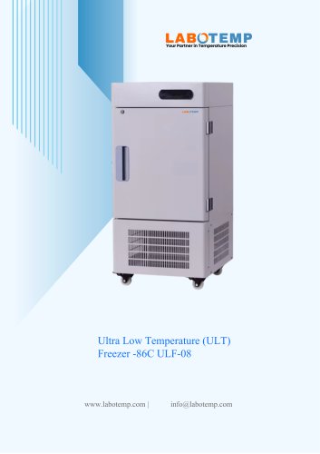 Ultra Low Temperature (ULT) Freezer -86°C ULF-08