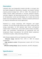 Ultra Low Temperature (ULT) Freezer -86°C ULF-08-2