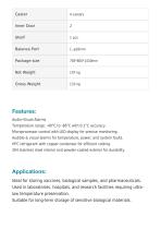 Ultra Low Temperature (ULT) Freezer -86°C ULF-08-4