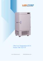 Ultra Low Temperature (ULT) Freezer -86°C ULF-10-1