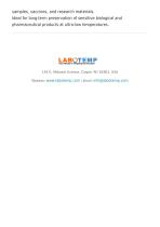 Ultra Low Temperature (ULT) Freezer -86°C ULF-11-5