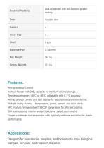 Ultra Low Temperature (ULT) Freezer -86°C ULF-11-4