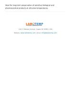 Ultra Low Temperature (ULT) Freezer -86°C ULF-11-5