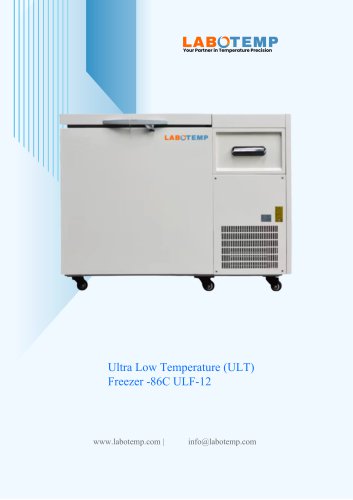 Ultra Low Temperature (ULT) Freezer -86°C ULF-12