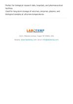 Ultra Low Temperature (ULT) Freezer -86°C ULF-12-5