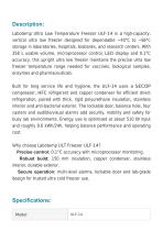 Ultra Low Temperature (ULT) Freezer -86°C ULF-14-2