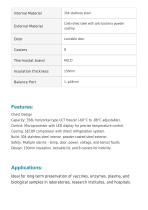 Ultra Low Temperature (ULT) Freezer -86°C ULF-16-4