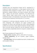 Ultra Low Temperature (ULT) Freezer -86°C ULF-17-2