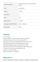 Ultra Low Temperature (ULT) Freezer -86°C ULF-17-4