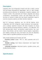 Ultra Low Temperature (ULT) Freezer -86°C ULF-18-2