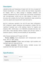 Ultra Low Temperature (ULT) Freezer -86°C ULF-19-2